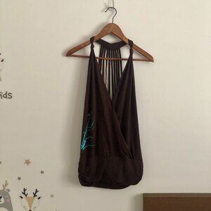 L'effet Péi S/M Vintage Y2K Surf Tank Top Margouillat Logo From Reunion Island